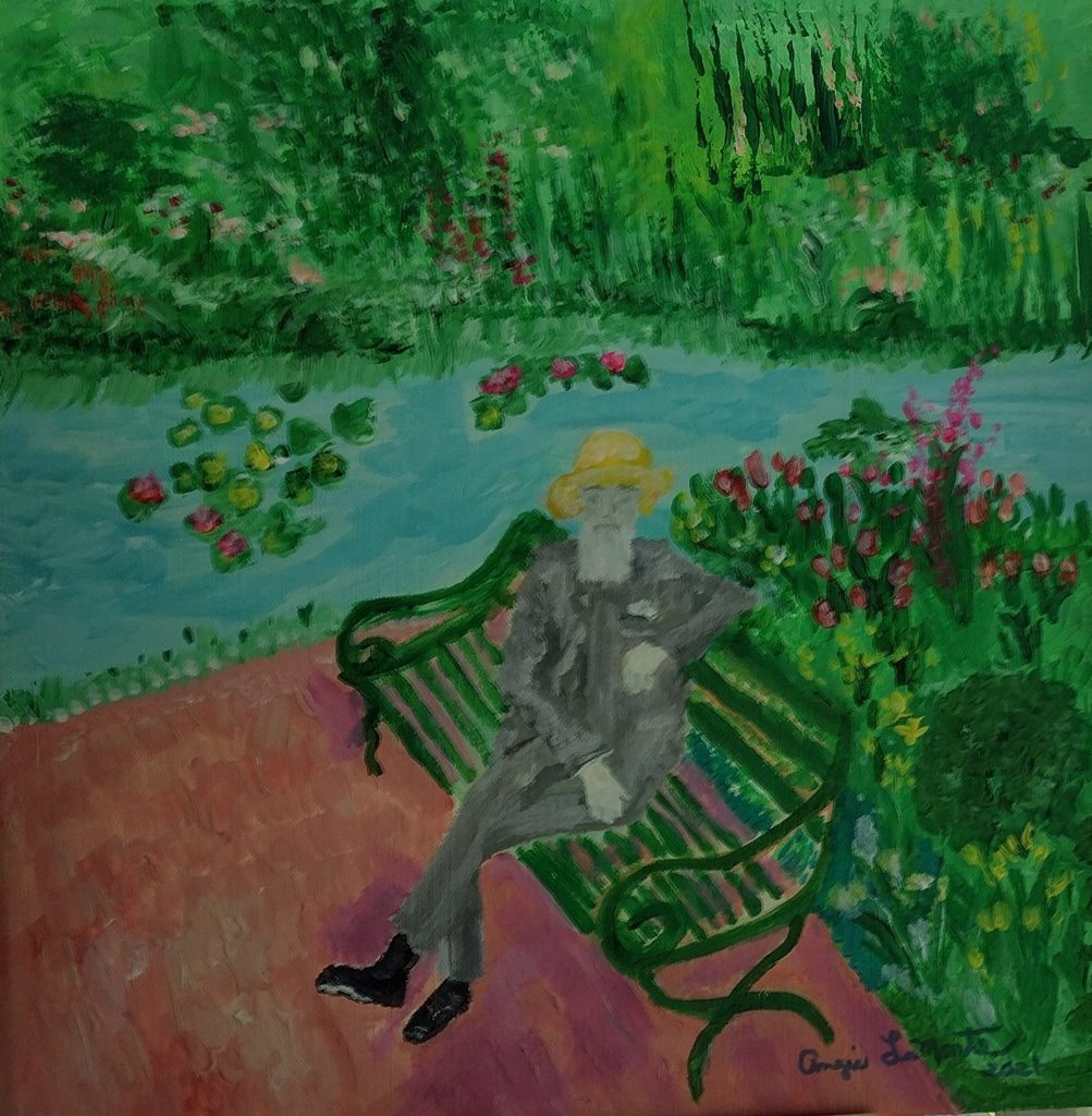 #ClaudeMonet #LilyGarden #AfterTwo #Angie #LaMonte #Creativiity #Impressionistic #Art 